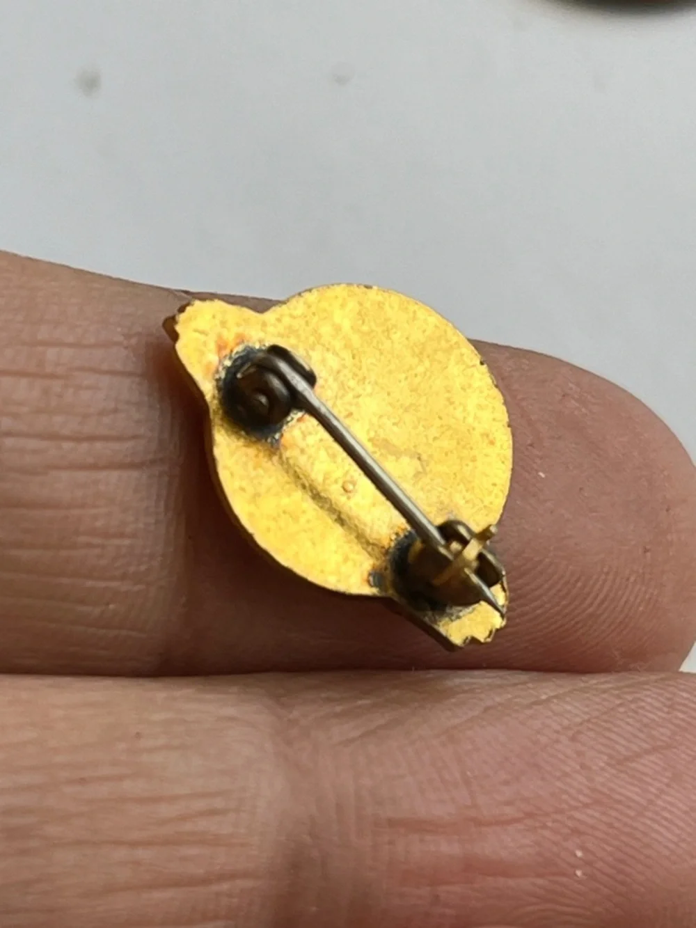 Gold Eagle Round Wing Pin